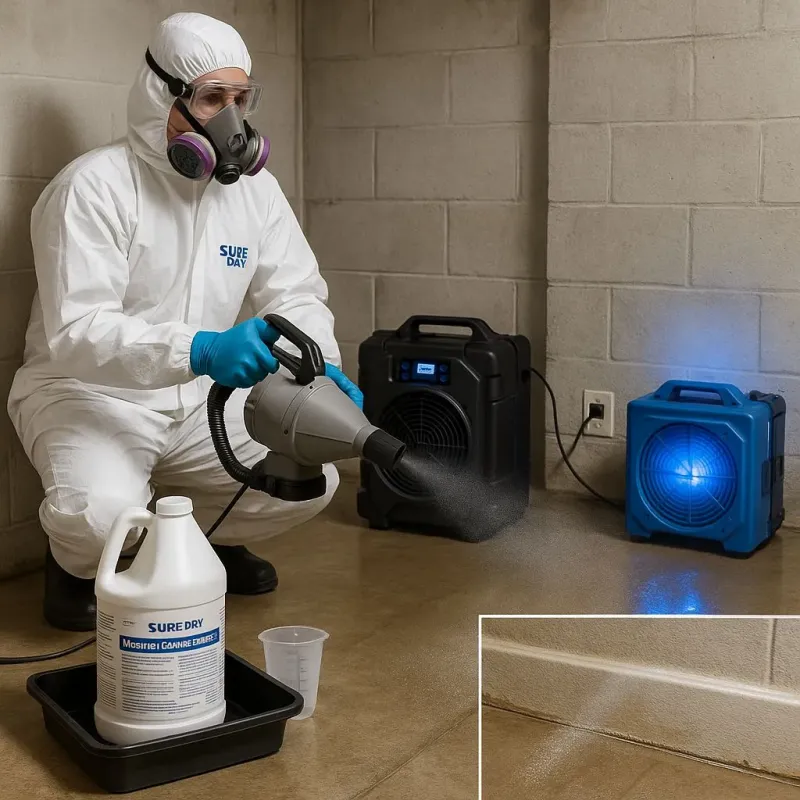 Sanitization and Odor Removal process in Buckingham County, VA