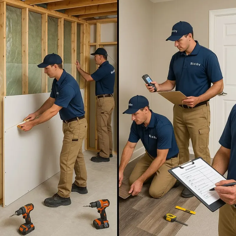 Repairs and Reconstruction process in Buckingham County, VA